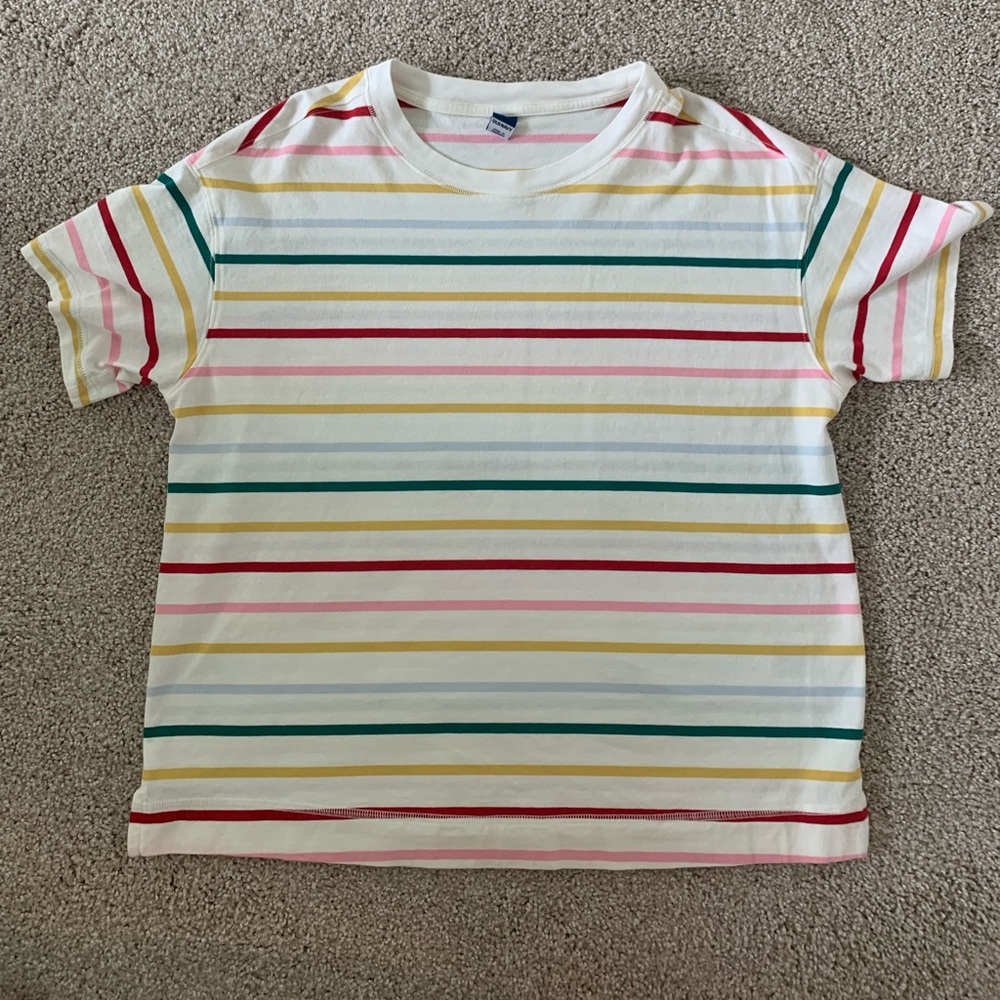 Multi-colored stripped t-shirt